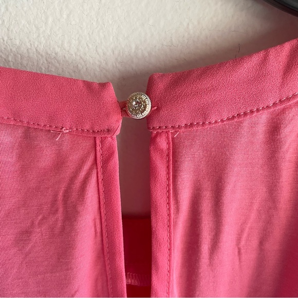 Michel Coral Open Shoulder Dressy Top - Picture 8 of 9